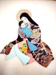 Madonna Child 70 Paintings Contextualized To Japan Madonna And Child Madonna Holy Child