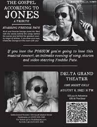 Freddie Pate one night only George Jones tribute