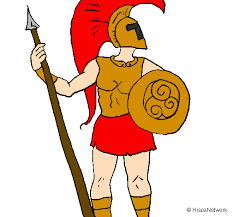 Cartoon chubby caveman warrior holding a club and shield #1349225 by djart. Trojans Warriors Quotes Quotesgram