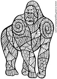 Usually they can only be seen on tv or at the zoo. Animals 66 Advanced Coloring Pages