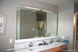 Can you glue glass to wood? Remodelaholic Diy Mirror Frame