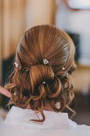 Love The Simple Up Do With Jeweled Accents View The Full Wedding Here Http Thedailywedding Com 2015 11 27 C Colored Hair Tips Pretty Hairstyles Happy Hair