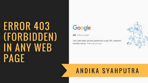 Different web servers report 403 forbidden errors in different ways, the majority of which we've listed below. Error 403 Forbidden In Any Web Page In Chrome Fix Youtube
