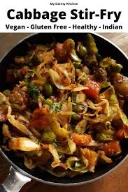 Stir Fried Cabbage And Green Peas My Dainty Kitchen Recipe In 2020 Cabbage Recipes Indian Fried Cabbage Vegan Recipes Healthy