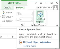 Move And Align Chart Titles Labels Legends With The Arrow
