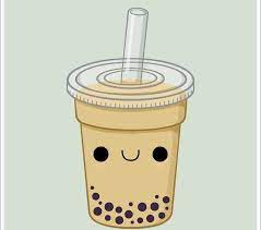 Ori Tsoi Bts 8th Member Bt21 Cute Food Drawings Tea Wallpaper Bubble Tea