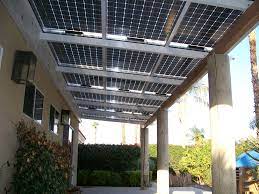 Custom posts and columns solar panel mounting structures tile roofing and trim kits concrete slabs & pavers fans, lighting, and electrical design services extruded patio covers. Solar Panels As Patio Cover Horitahomes Com