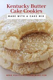 Kentucky Butter Cake Cookies Recipe Practically Homemade Recipe Butter Cake Cookies Kentucky Butter Cake Desserts