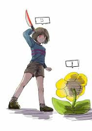 Flowey, frisk and flower anime #1471657 on animesher.com