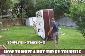 The following is a list of automated functions performed by your spa. How To Move A Hot Tub By Yourself Complete Instructions