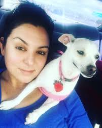 Does anyone know this lady. If so please contact Lacee Kindell. We hope she  has my grandsons dog