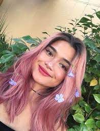 The Best Part Is That Even When Your Hair Grows Out It Will Still Look Amazing Pale Skin Hair Color Rose Pink Hair Hair Styles