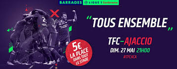 Bonjour à tous et bienvenue sur la chaine we play football on se retrouve aujourd'hui pour une nouvelle vidéo d'ambiance lors du match de barrage pour la lig. Barrage Ligue 1 Les Places Disponibles Pour Tfc Ajaccio Toulouseblog Fr