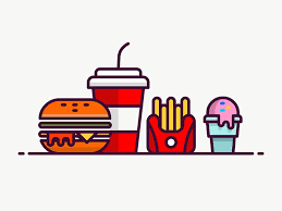 Fast Food Icon Food Icons Sign Board Design Icon Design