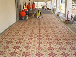 Cement Tile Outdoor Installations Villa Lagoon Tile Cement Tiles Outdoor Cement Tile Villa Lagoon Tile