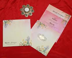 Floral Design Wedding Invitations From Jimit Cards Mumbai In 2020 Floral Wedding Invitation Card Floral Wedding Invitations Wedding Invitation Design