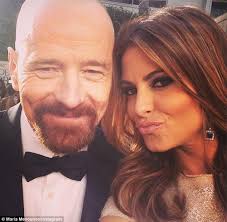 Maria Menounos goofs around with Breaking Bad's Bryan Cranston as he wins  Best Actor at the Critics' Choice TV Awards