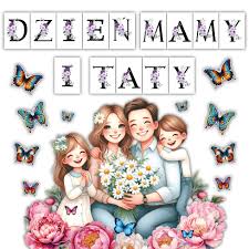 Dekoracja "Dzień Mamy i Taty wz. 2"