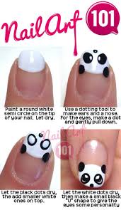 easy nail art designs diy projects craft ideas how to s for home decor with videos panda nail art nail art for kids easy nail art