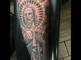 Y finalmente tenemos las mangas. San Judas Tadeo Tattoo Youtube