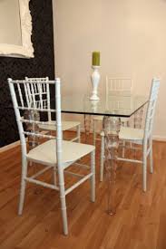 Shop acrylic dining room sets and other acrylic tables from the world's best dealers at 1stdibs. Casa Padrino Designer Acrylic Dining Room Set Ghost Chair Table Polycarbonate Furniture A Table And 4 Chairs White House Padrino Designer Furniture Designer Furniture Buy Online In