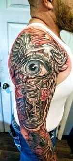 Black And Grey Sleeve With Color Sleeve By Kane Colored Highlights Black And Grey New Tattoos