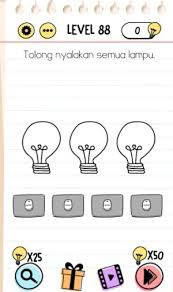 Gosok lampu ajaib, lalu pertanyaan: Kunci Jawaban Brain Test Level 81 90 Lengkap Dengan Gambar