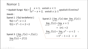 Check spelling or type a new query. Limit Kontinuitas Beserta Contoh Soal Youtube