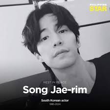 Rest in peace🙏 South Korean actor Song Jae-rim was found dead in his home.  He was 39.