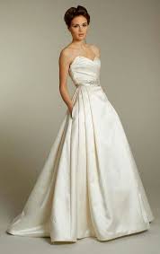 Strapless A Line Wedding Gown In Rich Buttery Silk Satin Featuring A Sweetheart Neckline With A Ru Bridal Ball Gown Ivory Wedding Dress Used Wedding Dresses