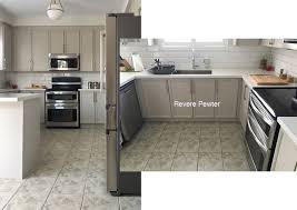 Get inspiration for your next painting project. Help My Revere Pewter Cabinets Look Purple Expert Colour Advice