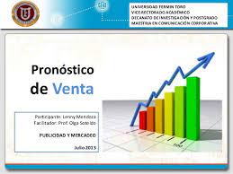 El pronóstico de ventas es de vital importancia para los directivos de la empresa porque les permite tomar decisiones de mercadotecnia, producción, aprovisionamiento y flujo de caja. Pronostico Ventas