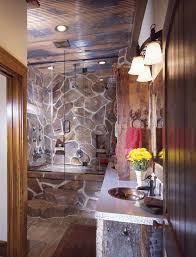 Log home bedrooms & bathrooms. Log Home Bathrooms