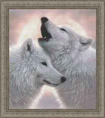 3509 Love Song Wolves Cross Stitch Chart