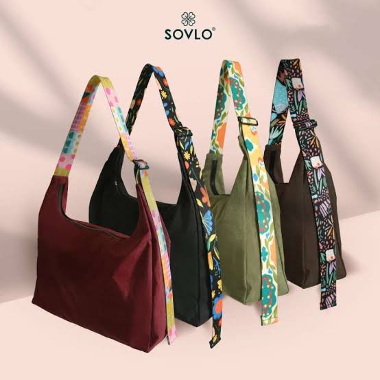 SOVLO Luna Shoulder Sling Bag - Tas Pundak Selempang 2 in 1