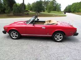 Anyone know when fiat stopped using lacquer? 1980 Fiat 2000 Spider Youtube