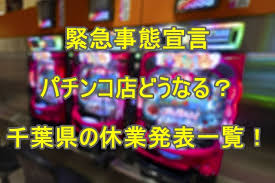 緊急事態宣言パチンコ店千葉県営業はどうなる 休業店舗一覧 Catch Up ねっと