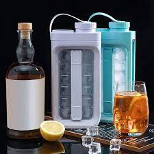 Hielera Portatil Botella Para Hacer Cubos De Hielo Color Agua | Cuotas sin  interés