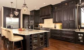 espresso kitchen cabinets  trendy