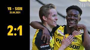 Nur wenn sion noch zwei tore schiesst, bleibt das titelrennen offen. Yb Sion 2 1 25 04 2021 Raiffeisen Super League Youtube