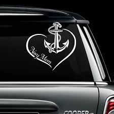 Download Bumper Stickers Proud Navy Mom Car Stickers Car Decal Mom Decal Car Window Decal Navy Decal Army Stickers Navy Mom Car Decal Stickers Labels Tags