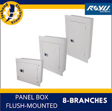 Yurc's board set has some advantages like: Royu Panel Box 8 Branches Flush Mounted Type All Metal Base For 2 Pole Miniature Breaker Plug In Breaker Lazada Ph