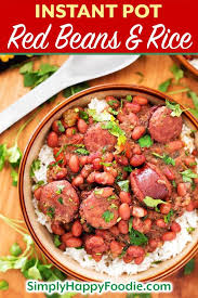 Put all ingredients, except sausage, in the crock pot. Instant Pot Red Beans And Rice With Sausage Simply Happy Foodie