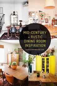 16 beautiful midcentury home decor ideas modern. Gypsy Beard Mid Century Vintage Rustic Dining Room Inspiriation