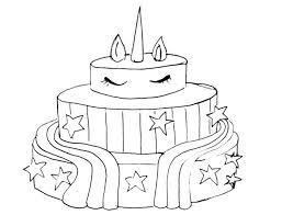 ⭐ free printable unicorn coloring book. Free Printable Unicorn Cake Coloring Pages