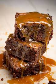 We Can T Stop Thinking About These Salted Caramel Brownies Recipe Salted Caramel Brownies Brownie Recipes Desserts