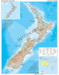 Wählen sie aus einer vielzahl ähnlicher szenen aus. Neuseeland Landkarte Physikalisch 74 X 94cm