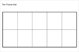 Ten Frame Template Or Printable Picture Frame Templates Free Cover Letter Templates Ten Frame Cover Letter Template Free Picture Frame Template