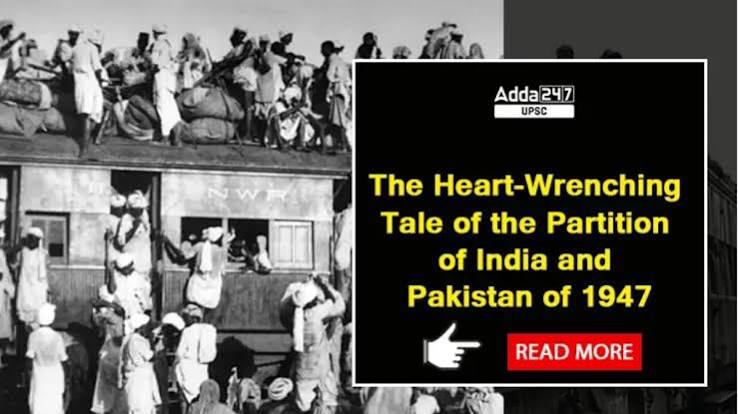 Partition of India 1947, Causes, Effects and History