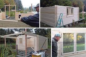 Praktische fertigteile machen den aufbau des garten. Gartenhaus Aalborg 70 Aufbaustory Fur Die Rote Hutte Am See